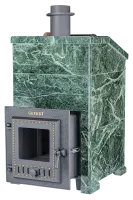 печь для бани gfs 18м зк в облицовке президент 830/40 змеевик (верх.) под т/о слева