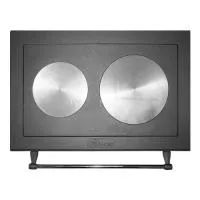 плита чугунная с двумя конфорками (t201) 690*450 fireway