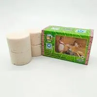 плитка соляная мята с эфирным маслом для бани и сауны, 350 г бацькина баня