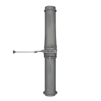 модуль шиберный gfs чугунный 130/1000 стартовый (труба + шибер мм + труба)