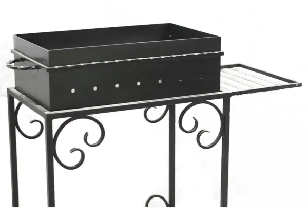 мангал м-07, 102*95*40см, антрацит. дачный эксперт