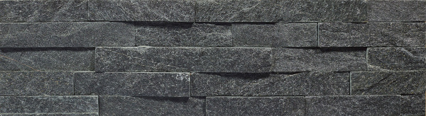 плитка кварцит черный 150*600*10-20мм (0.63м2) 7шт
